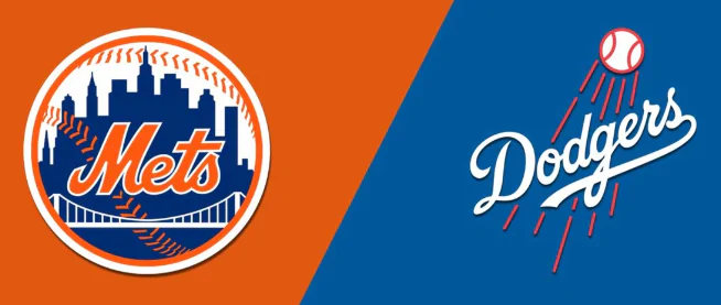 mets and dodgers logotypes